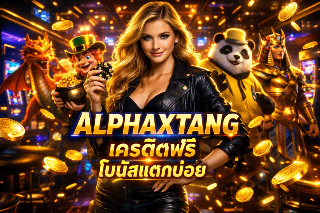 ALPHAXTANG เครดิตฟรี โบนัสแตกบ่อย